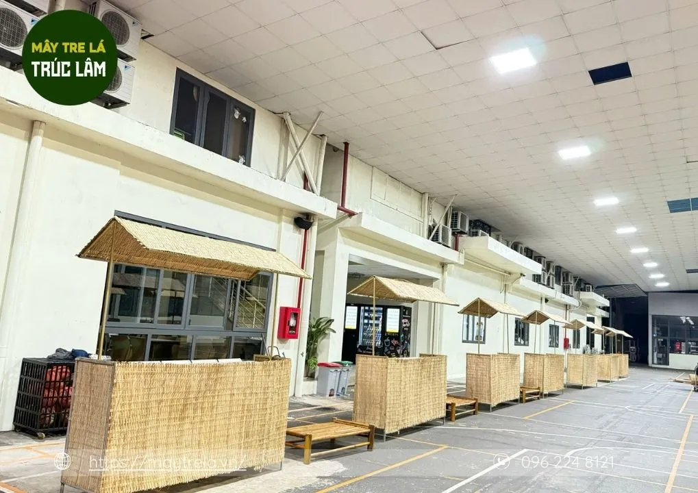 Quầy tre 2m